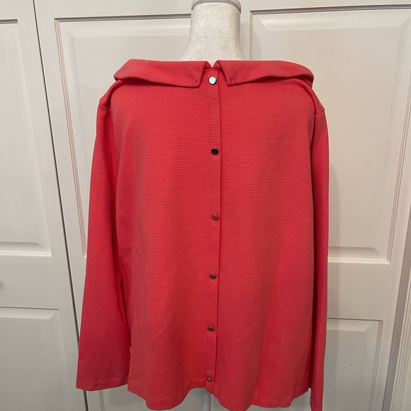 Talbots Pink Cowl Neck Blouse - Picture 3 of 6